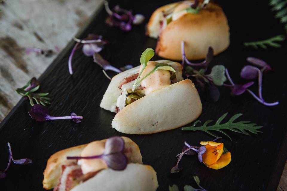 Pan bao con sepia