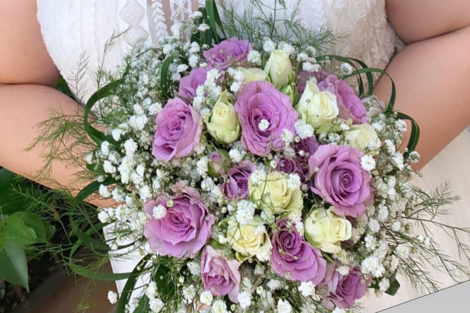 Detalle del maquillaje de novia