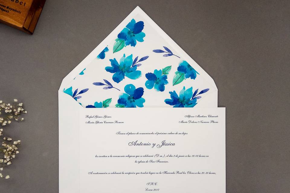 Invitación de boda Acuarela