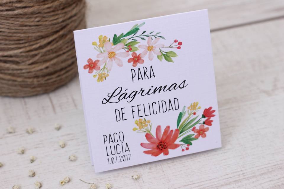 Lágrimas de felicidad boda