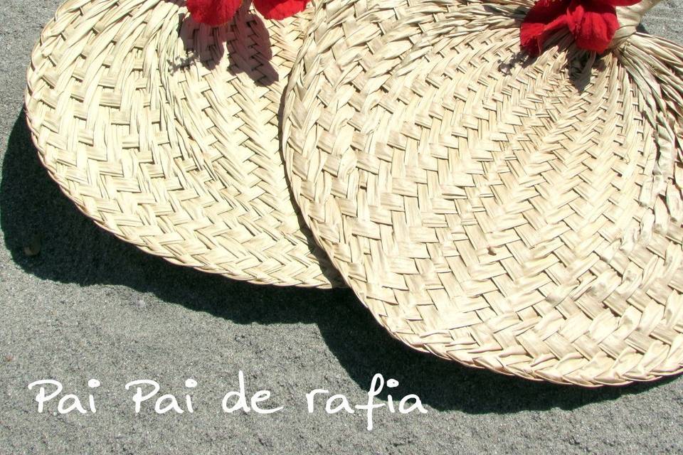 Paypay de rafia natural