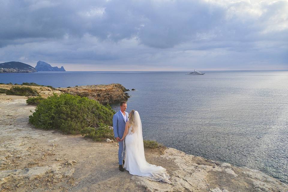 Ibiza - Cala Conta - Dron