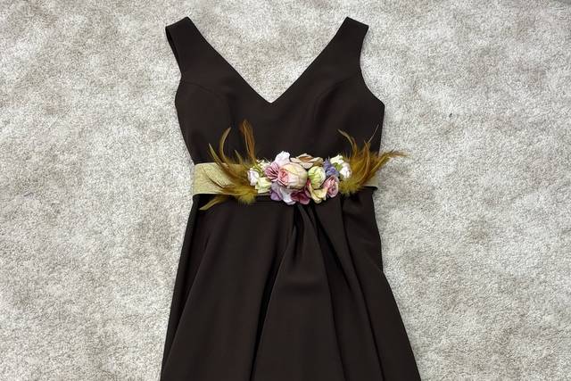 Vestido chocolate