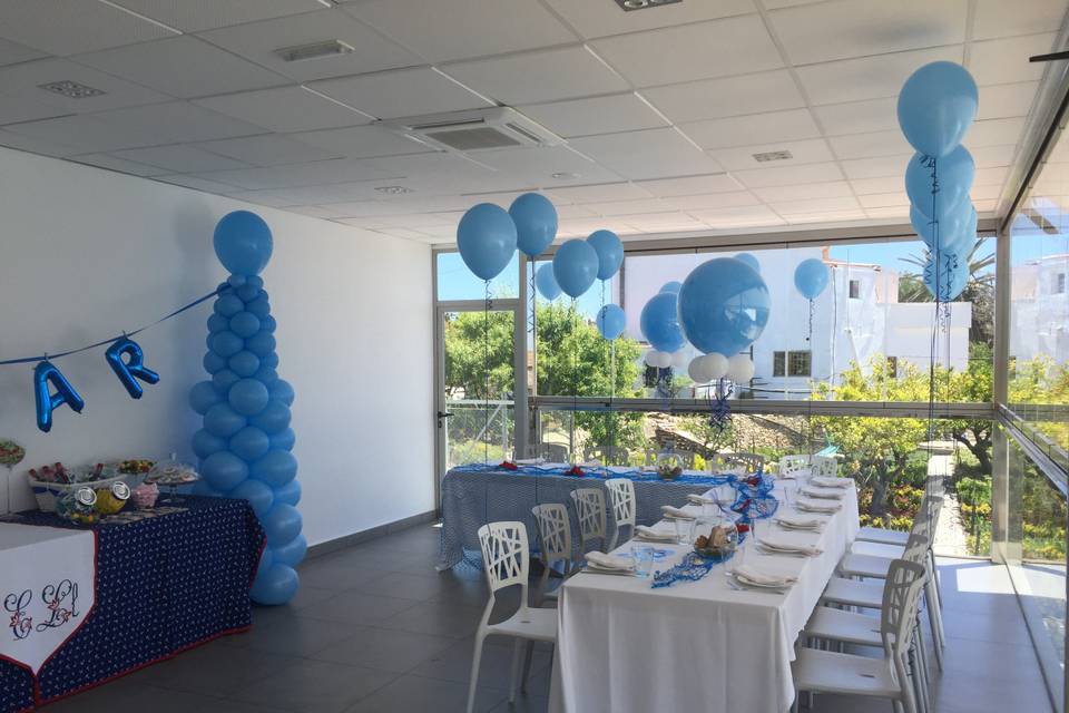 Decoración con globos