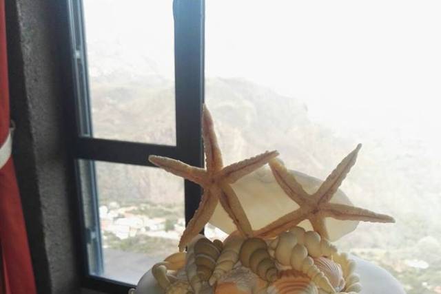 Detalle de la tarta