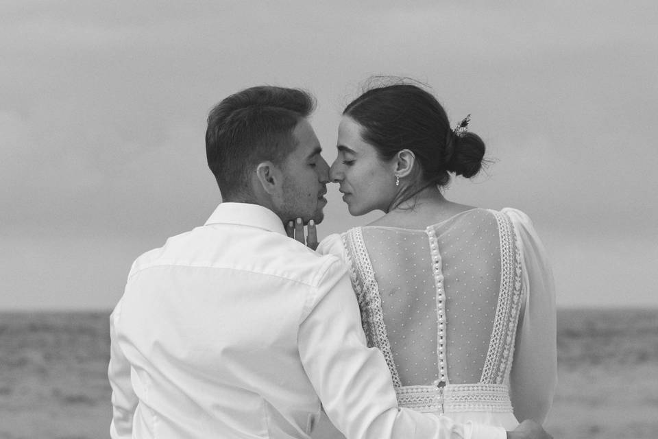 Sesión de pareja en la playa