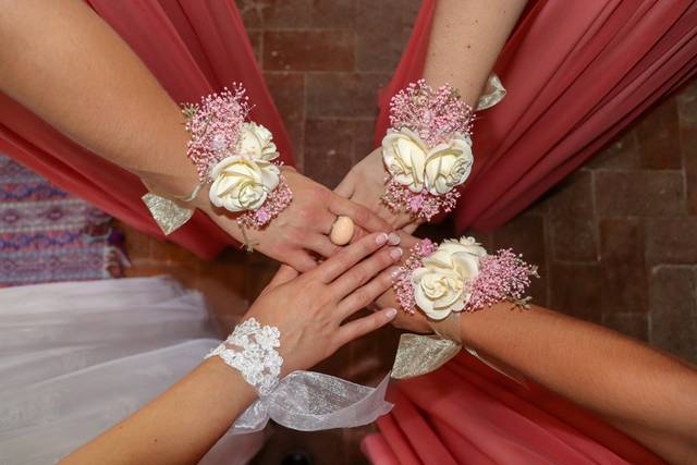 Pulseras para las damas de honor