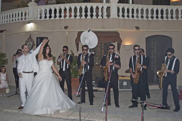 Junto a los novios