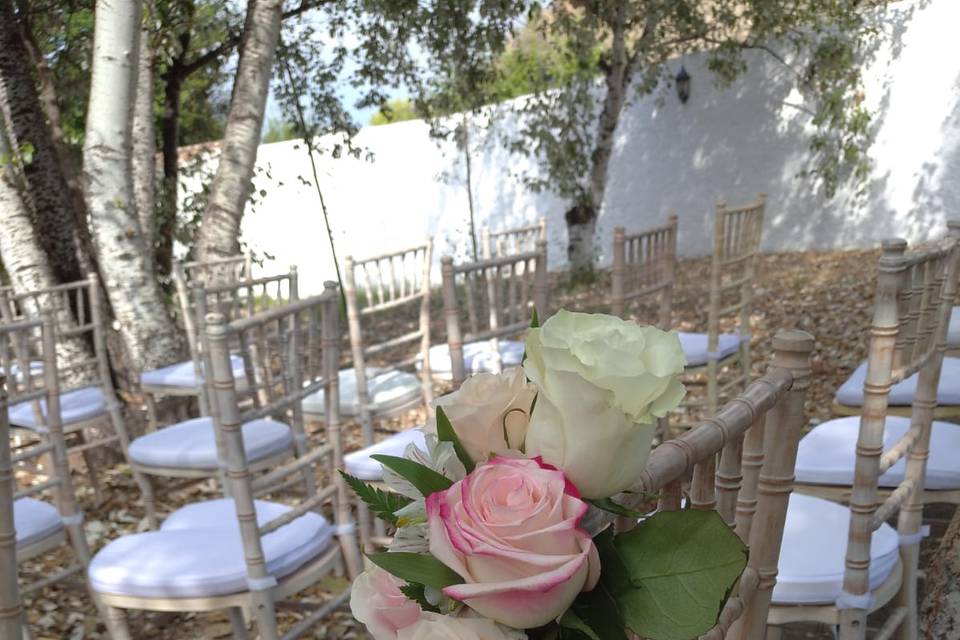 Detalle floral ceremonia