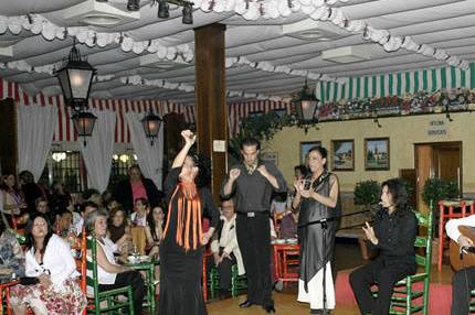 Flamenco en el Restaurante La Portada
