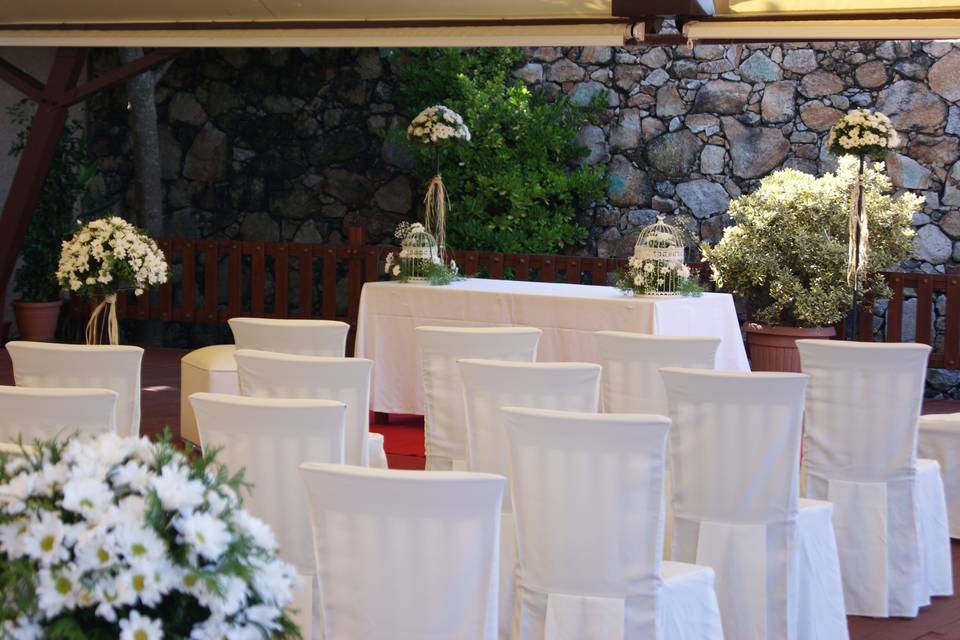 Detalle altar Boda Civil