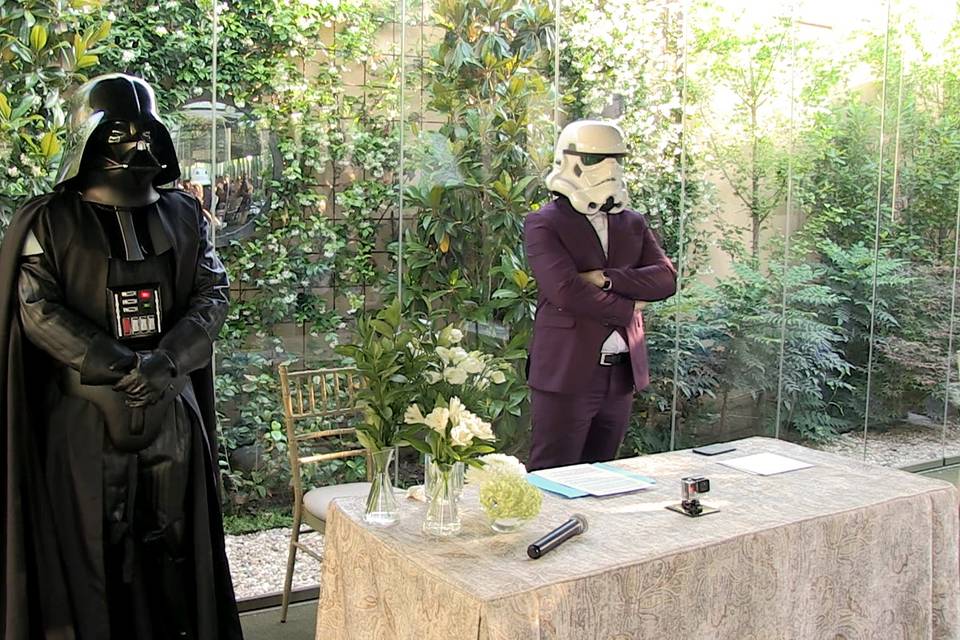 Ceremonia civil star wars