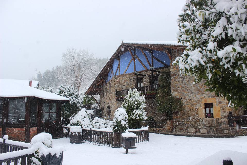 Fachada en Invierno