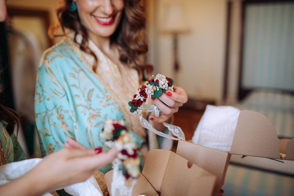 Corsage de flores