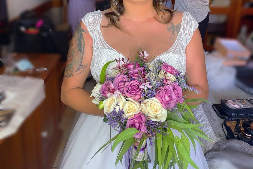 Maquillaje y peinado nupcial