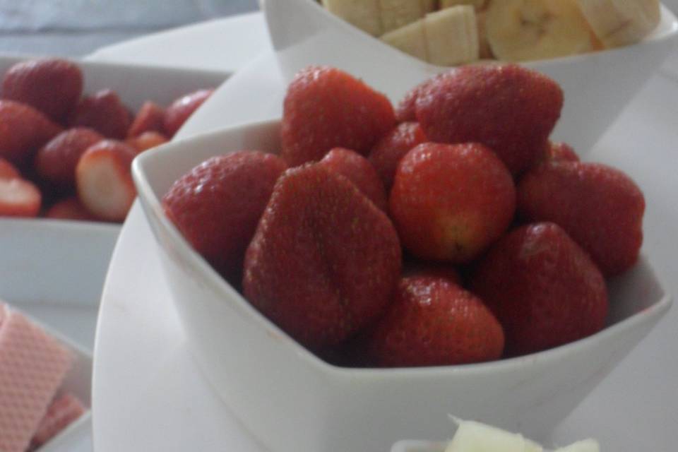 Fresas y melón