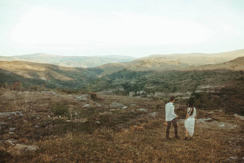 Postboda en el monte