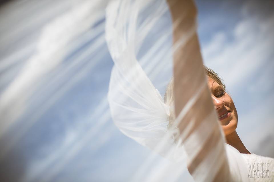 Boda noruega en la playa