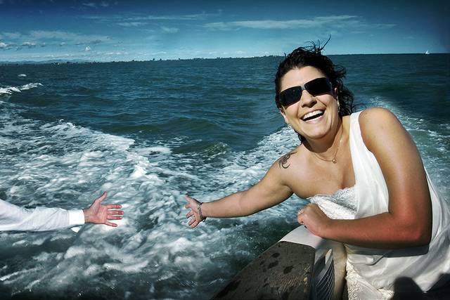 En el mar