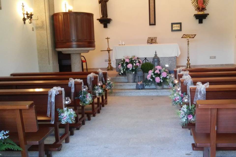 Interior de la capilla