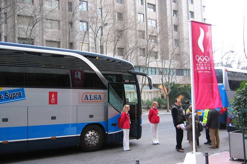 Transporte para eventos