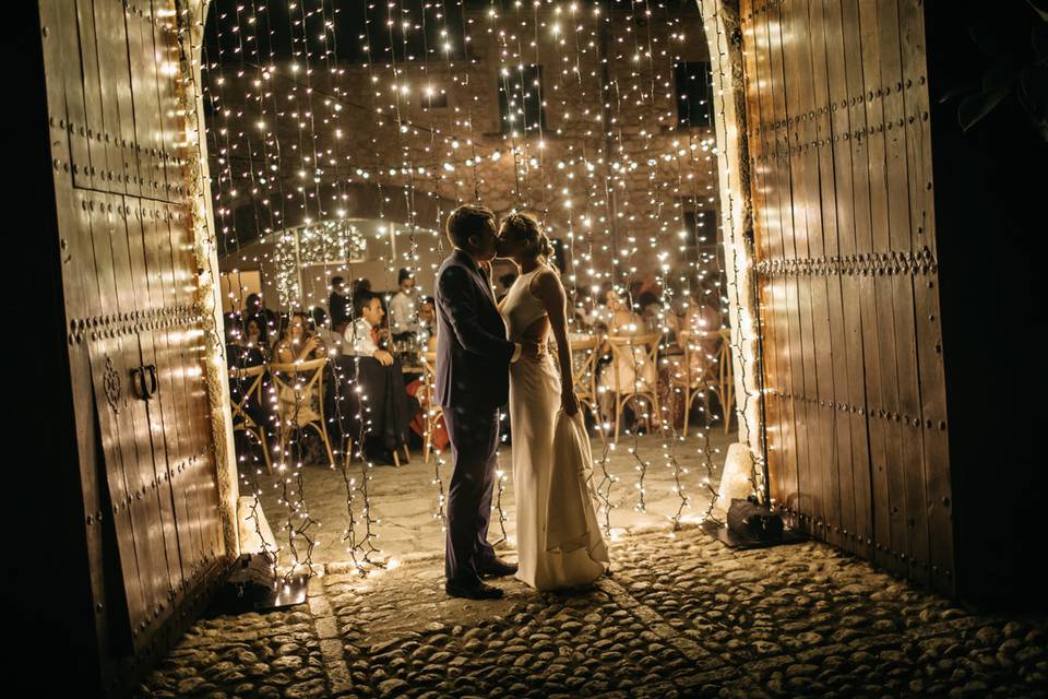 Iluminación de boda