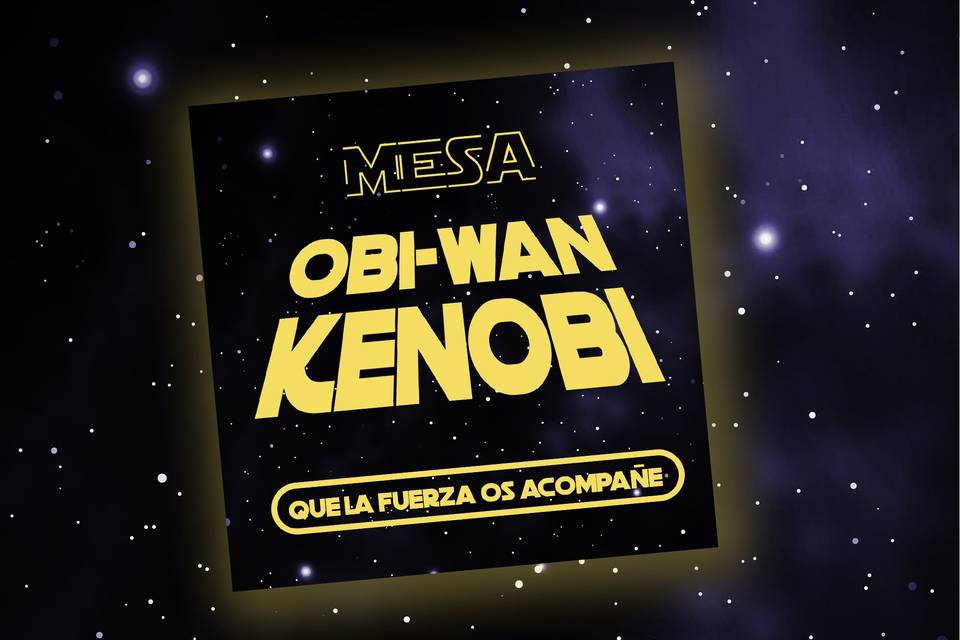 Indicador de mesa Jedi