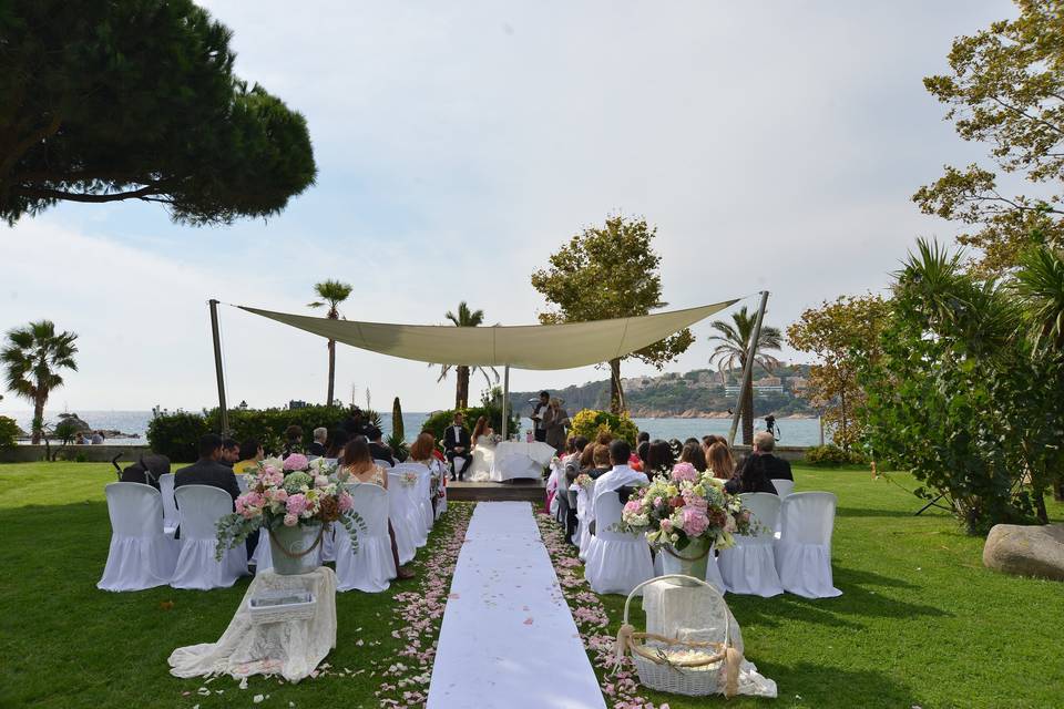 Jardin para ceremonia