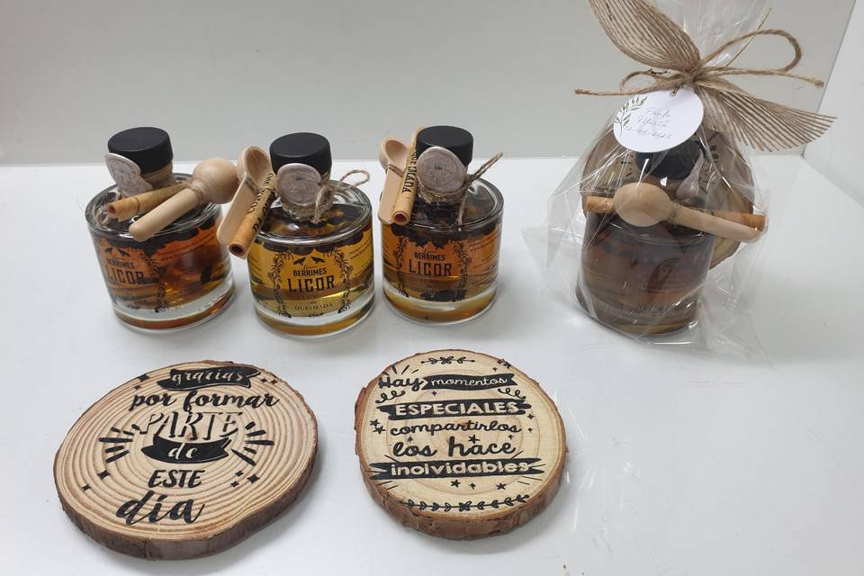 Queimada +conxuro y posavasos