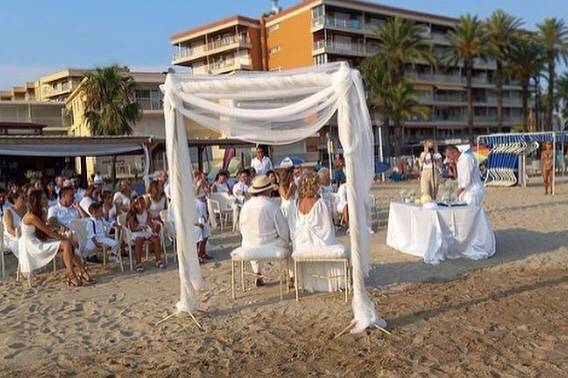 Ceremonia en la playa