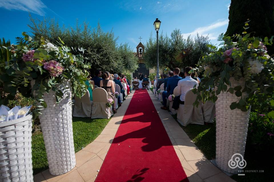 Ceremonia en un castillo