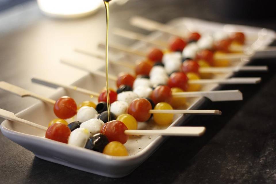 Brocheta caprese