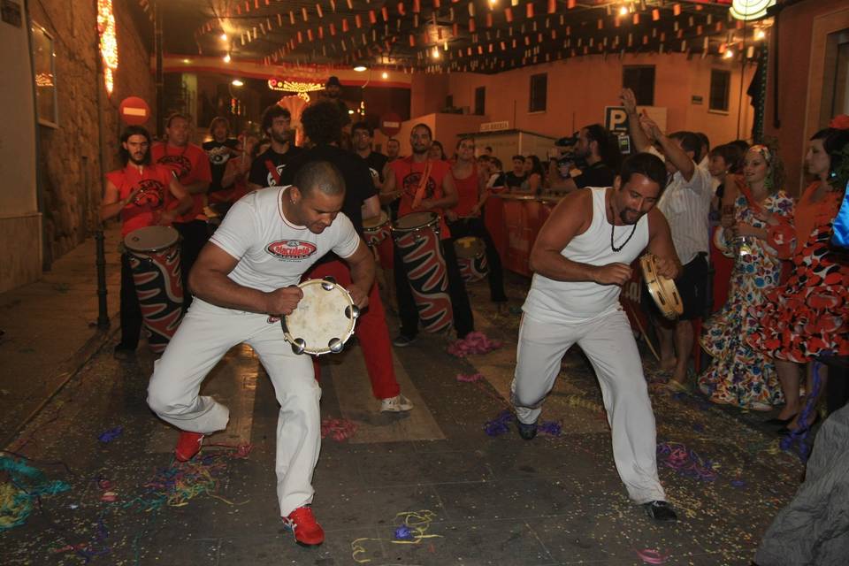 Capoeiristas brasileños