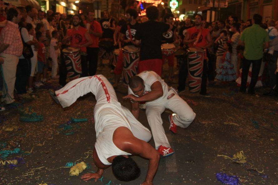 Capoeiristas brasileños