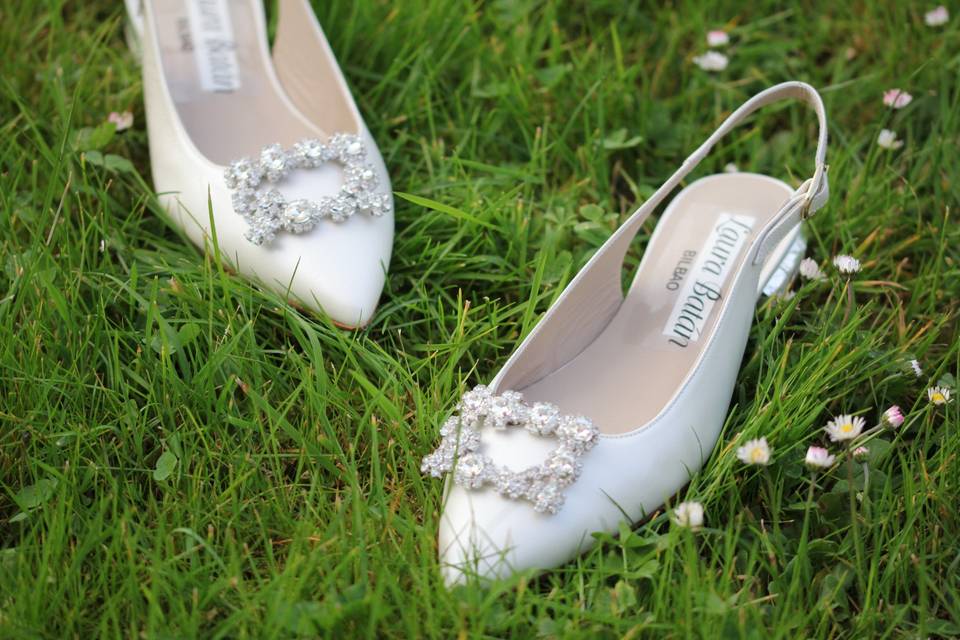 Zapatos de novia planos