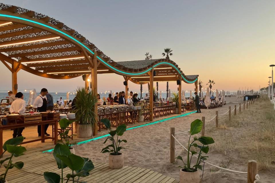 Beach Club Sunset