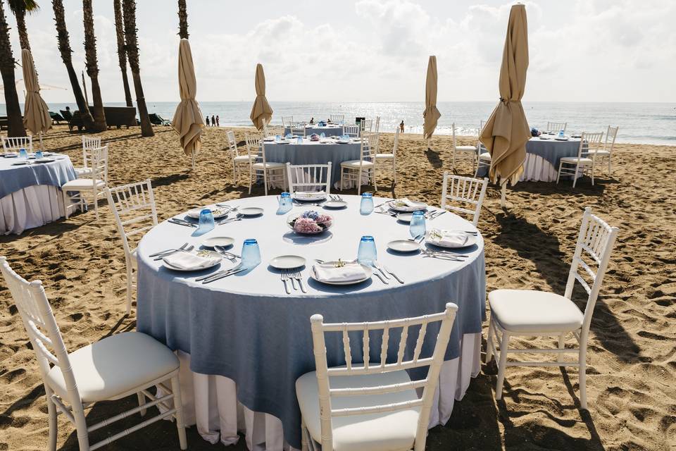 Su boda a pie de playa