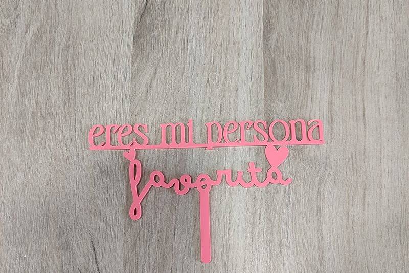 Mini Topper de amor para boda