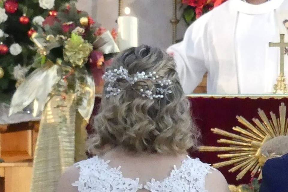 Peinado de la novia