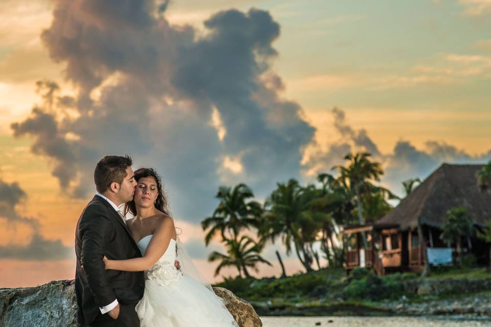 Postboda en la Riviera Maya