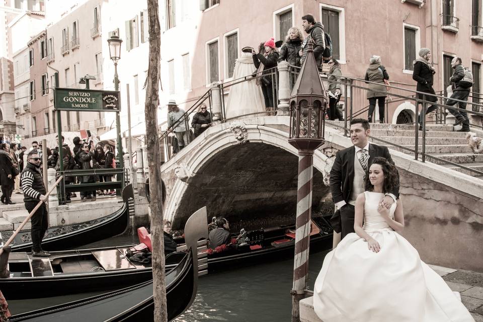 Postboda en Venecia