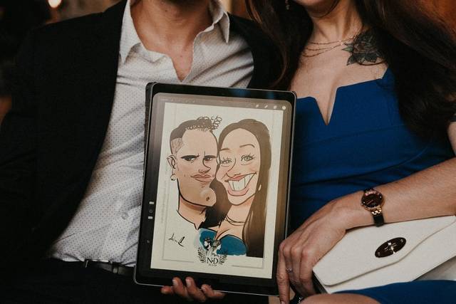 Caricaturas en vivo / digital
