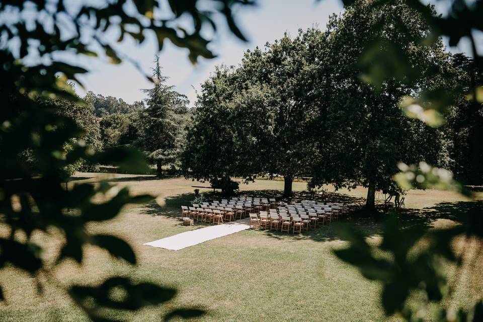 Ceremonia en jardín