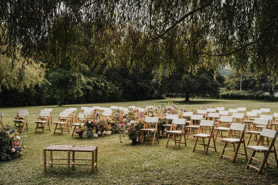 Ceremonia en jardín