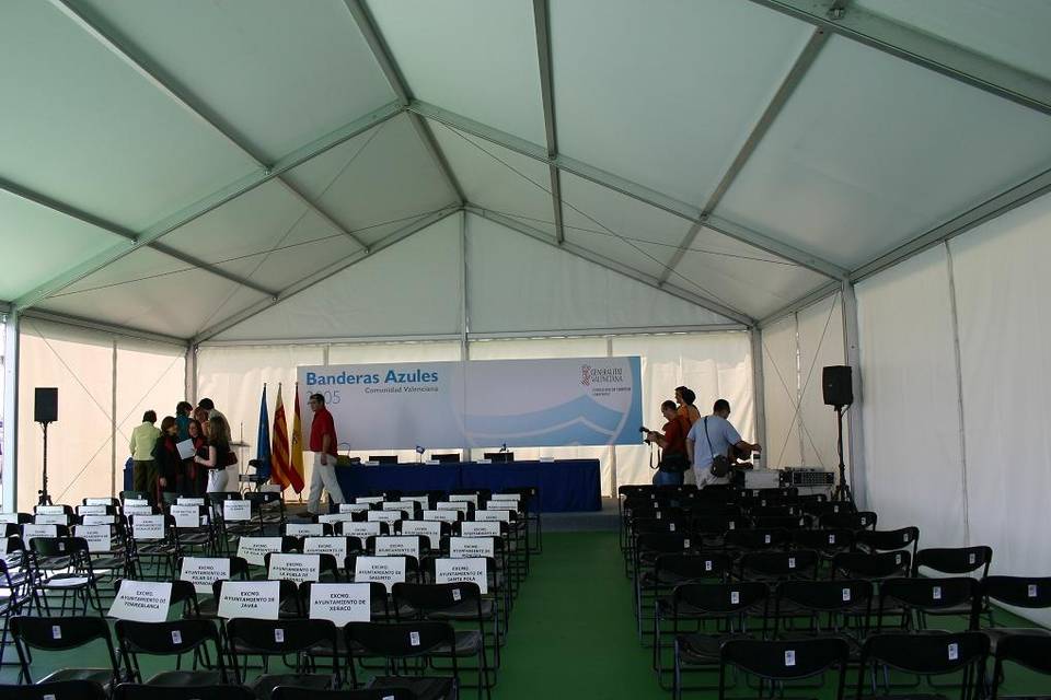 Carpas para presentaciones