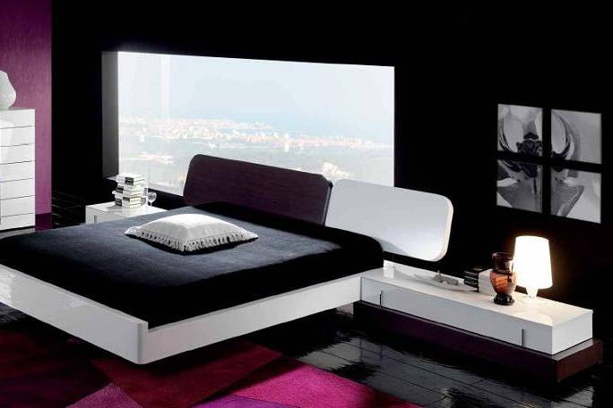 Dormitorio estilo moderno.