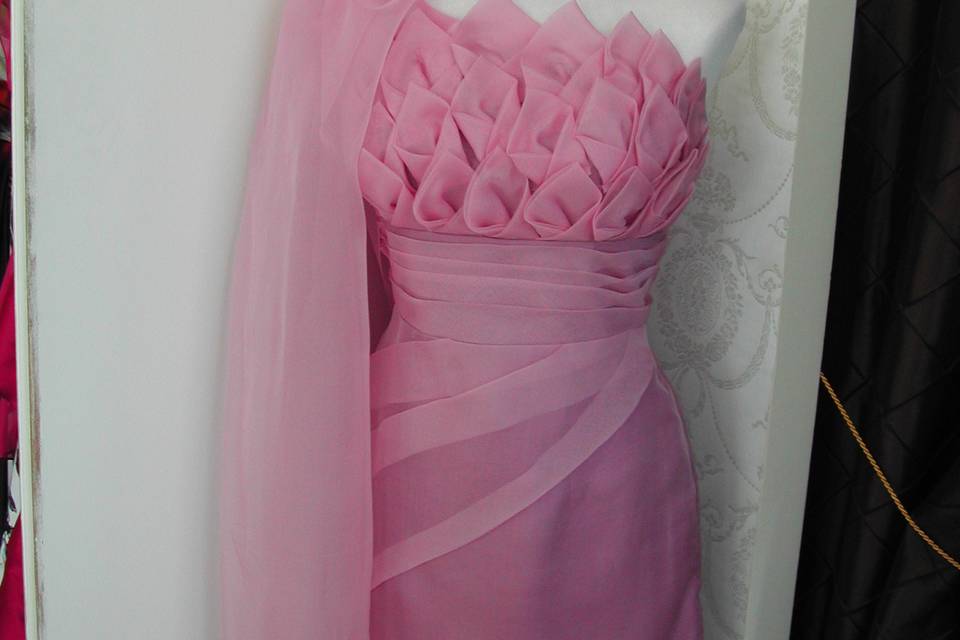 Vestido en organza