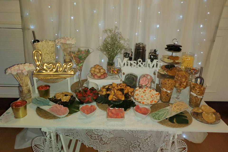 Mesa dulce de boda