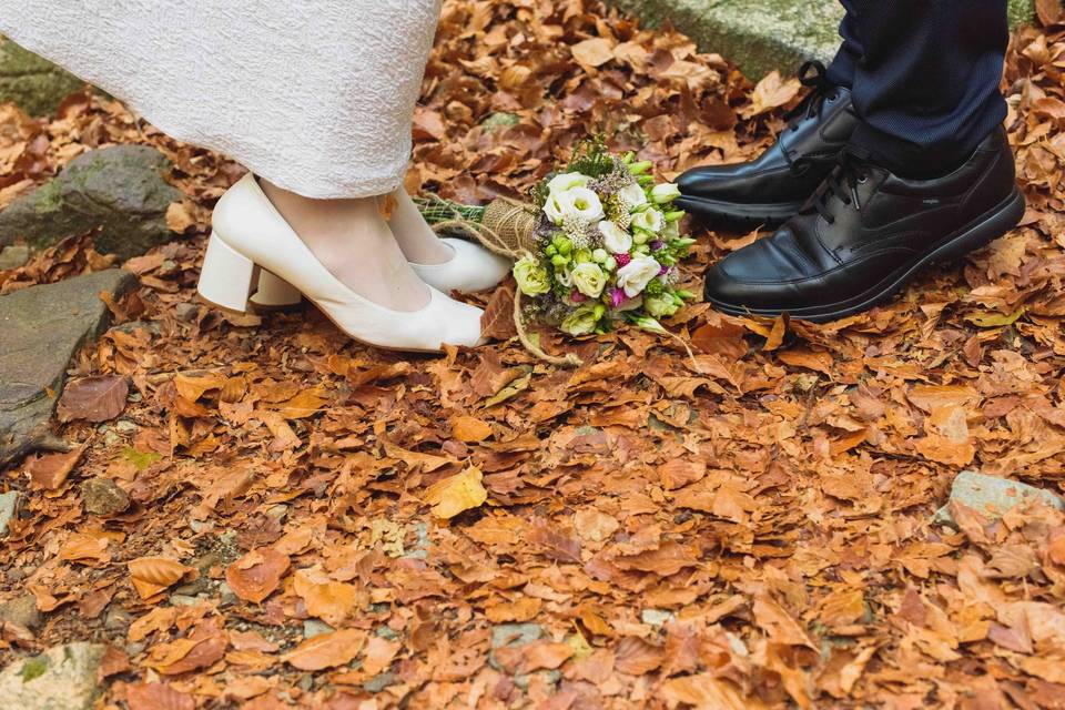 Detalles calzado novios