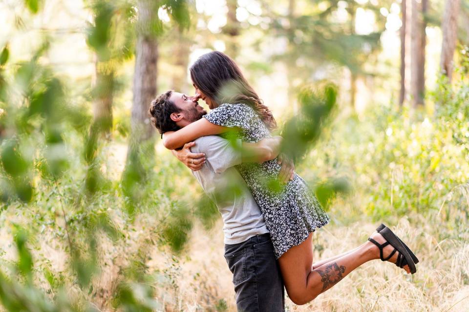 Preboda en el bosque